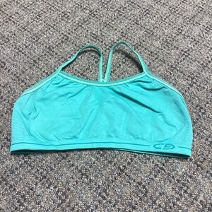 $5 Bundled * Champion Teal Blue Racerback Sports Bra * Size Girls Large